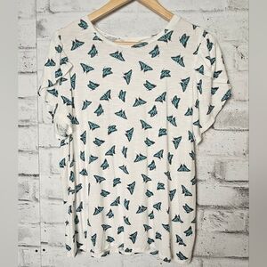 Lularoe Butterfly Print Causal T-shirt